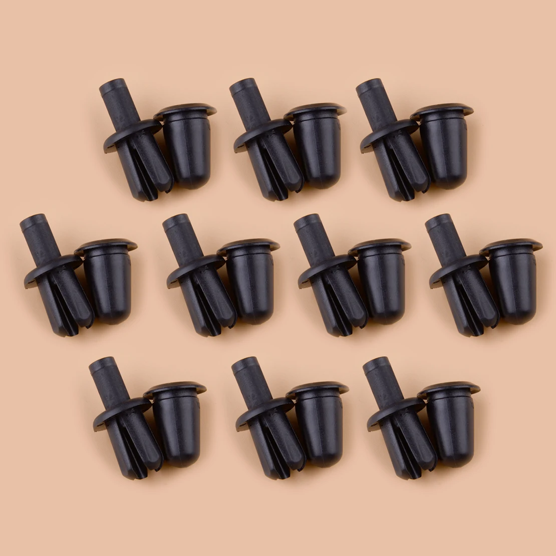 Clips de retenue de moulage de sol à bascule de pilier A, noir, convient pour Range Rover 4,2 L, 4,4