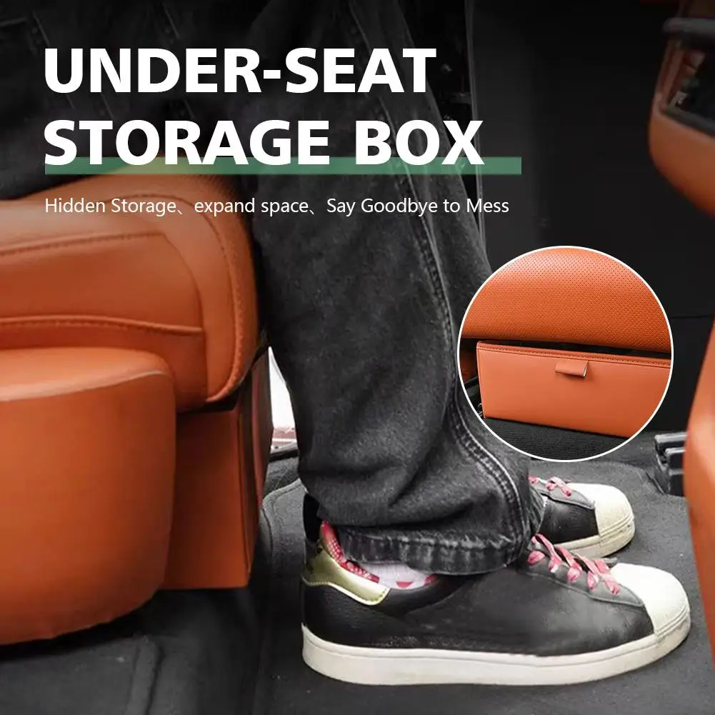 صندوق منظم تخزين مخفي لـ Li Auto L9 & L8 (2022-2024 موديلات) | ملحق سيارة متعدد الوظائف للصف الثاني تحت المقعد #5