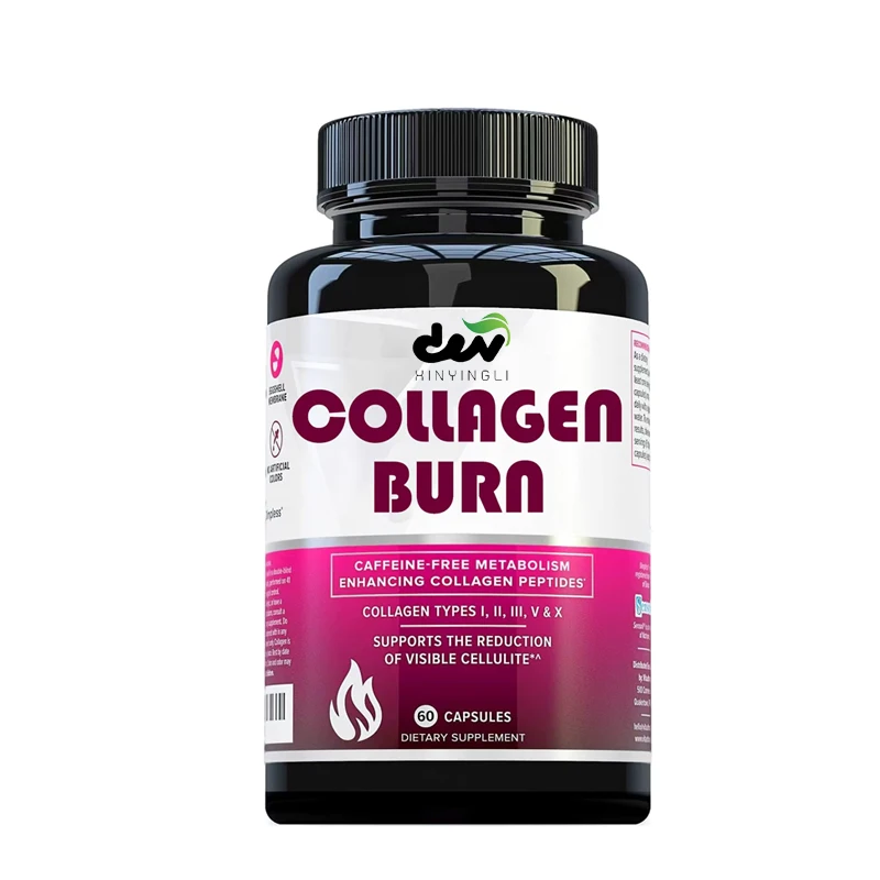 Multiple Collagen Burning: Multi Type Hydrolyzed Protein Peptides, Vitamin C, I, II, III, V, and X Types