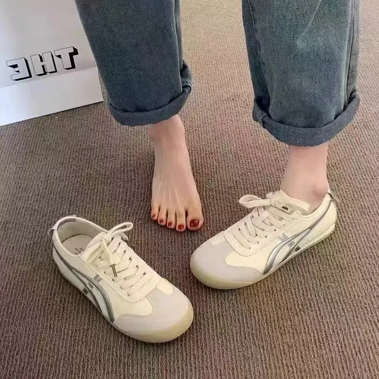 Moonlight Mist Sneakers for Women Minimalist Design Memory Foam Insole Non Slip Lightweight Daily Footwear