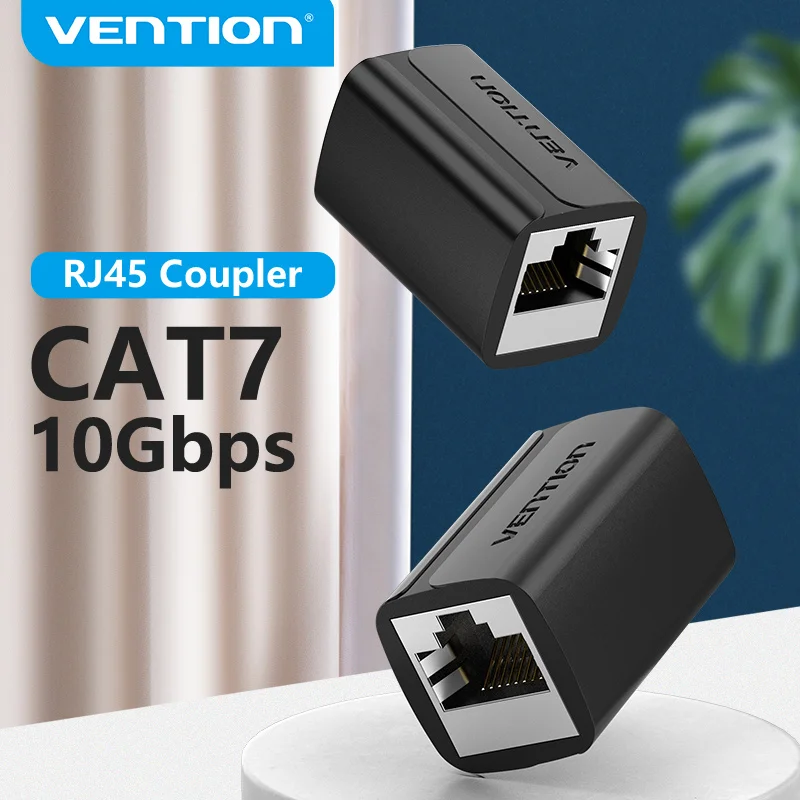 Przewód przedłużający Cat7 RJ45 złącze Cat7/6/5e Ethernet żeński do żeńskiego 8P8C Patch przedłużacz sieci rozszerzenie Adapter do kabel Ethernet