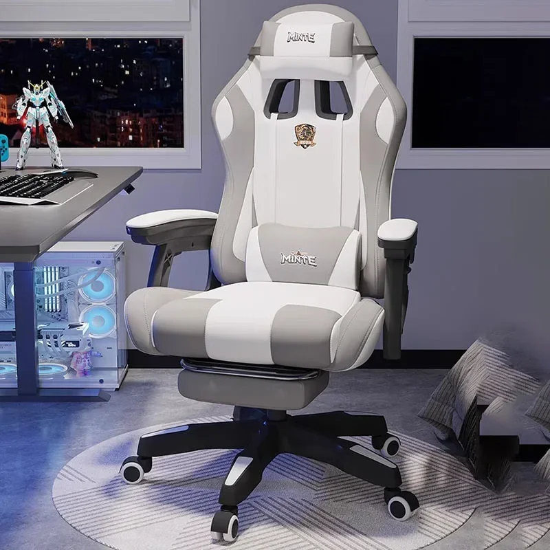 Poltronas de relaxamento poltrona jogador cadeira rotativa fezes cadeiras de escritório relaxar gamer couro individual ergonômico jogo especial pc