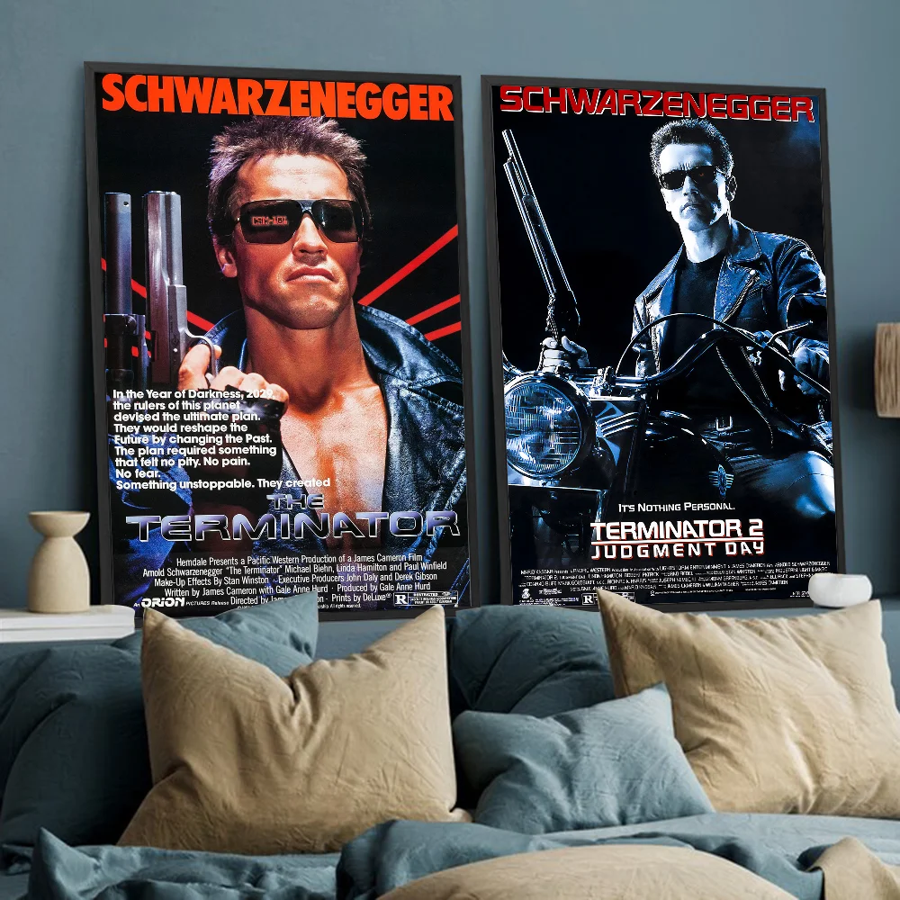 Film T-Terminator Plakat Dobrej Jakości Wydruki i Plakaty Jakość HD Plakat Wall Art Malarstwo Studium Home Decor