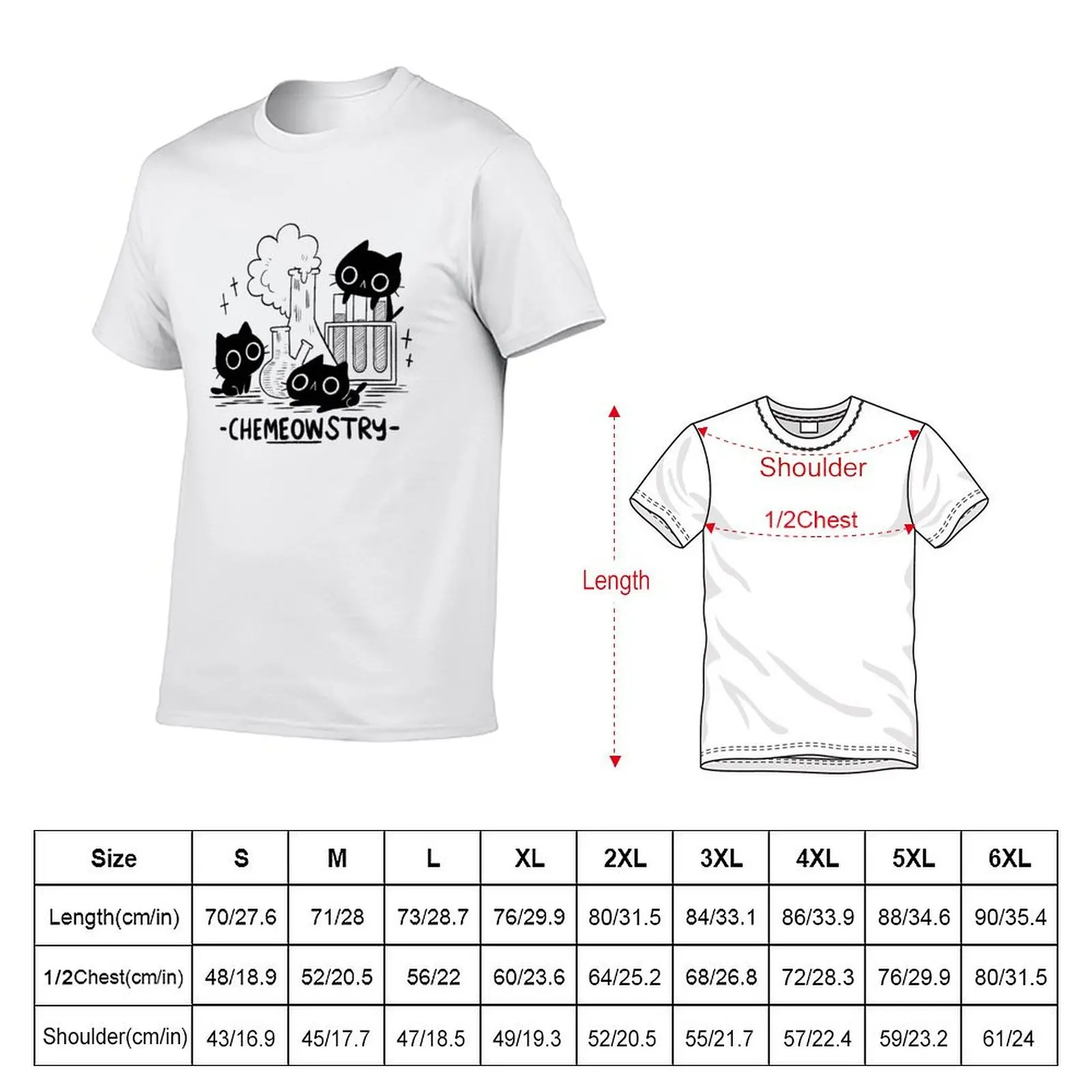 Chemeowstry T-Shirt t shirt man cotton g man t shirts for men