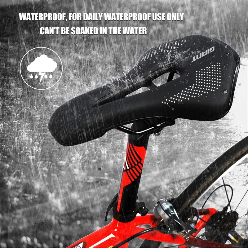 Giant Bicycle Saddle Bike Saddles Mountain Bike Racing Saddle PU Shockproof Seat Cushion