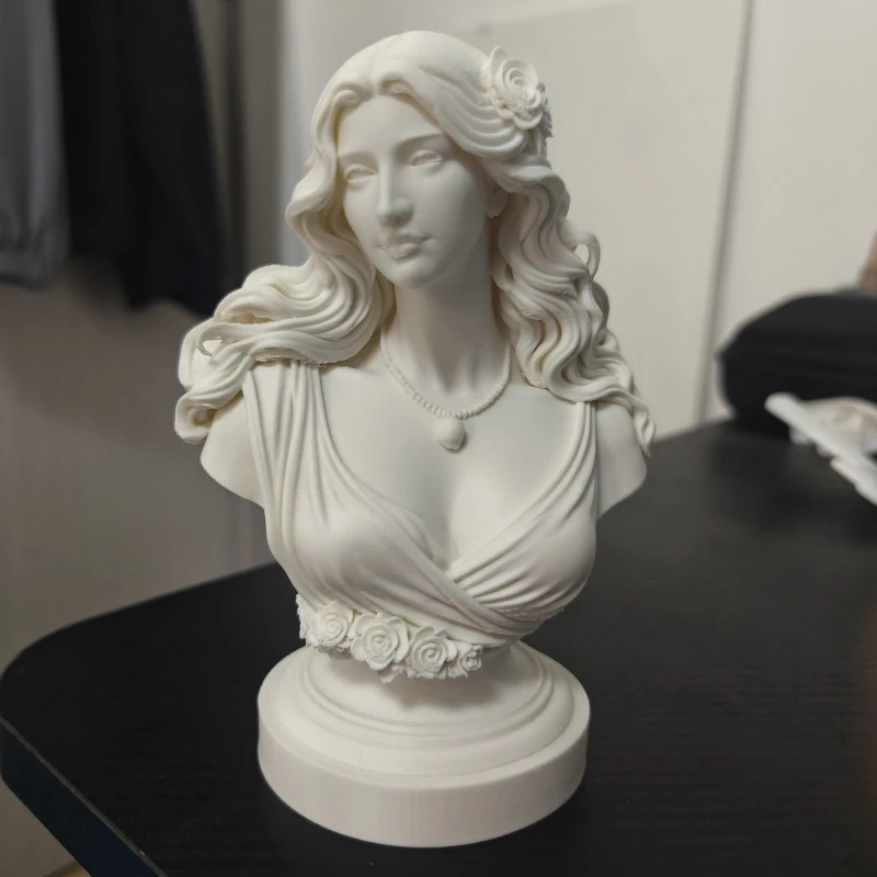 Ancient Greek goddess Nordic Style Art Figurine Half-Figure Statue Action Figure White Film Bust Fine Art