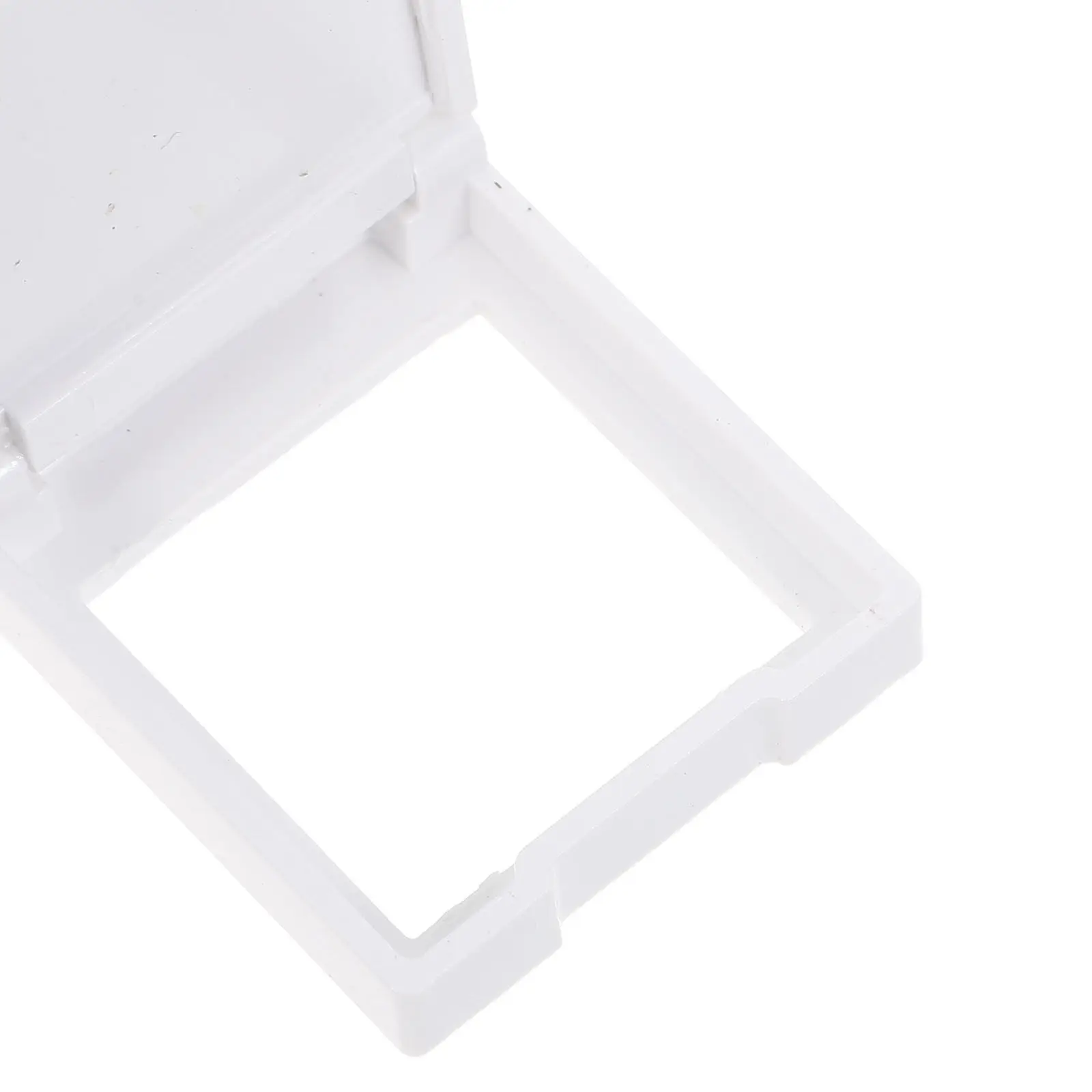 Power Button Switch Cover Self Adhesive Anti Touch Protector White Accidental Button Protector Cover Dustproof
