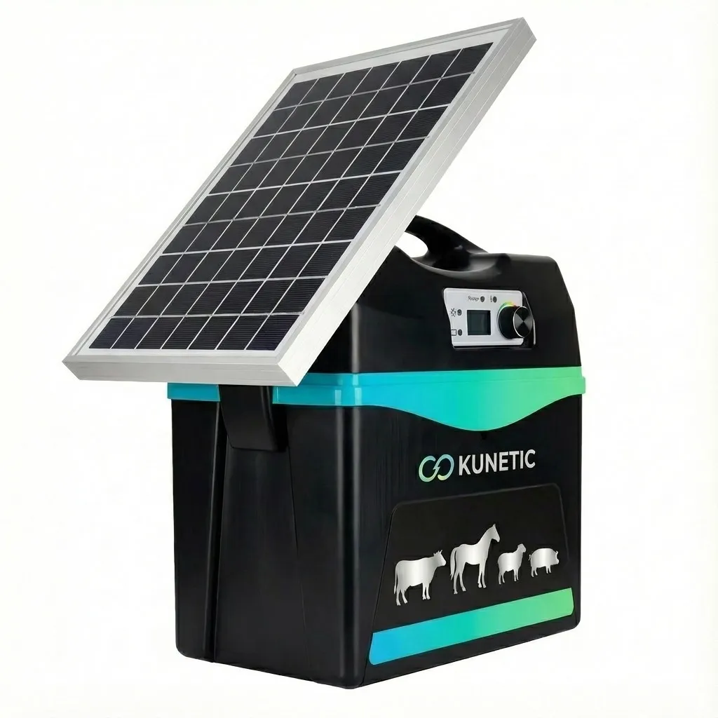 Electric Fence Energizer Charger Durable High Quality Solar Kit for Farm Security and 150KM Long Range Control