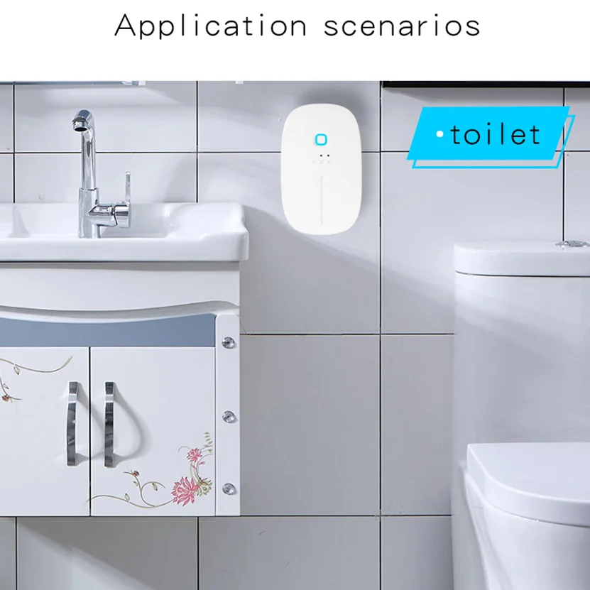 Ozone & Anion Air Purifier 2 in 1 Plug in, Compact Size, Purifying Air Eliminate Odor For Pet Room Toilet Kitchen US Plug