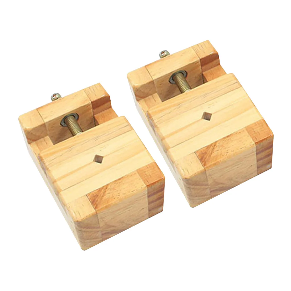 

2pcs Professional Wood Vise Seal Carving Bed Engraved Fixing Tool Stone Carving Stand Clamp Durable Diy Engraving Device