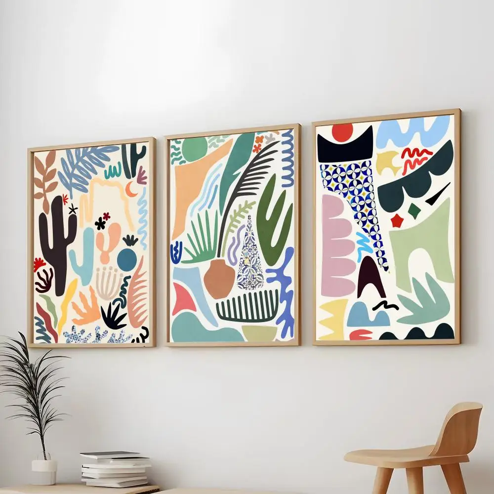 Sunny Day Summertime Painting Calligraphy Modern Canvas Wall Art Print Stylish Bedroom Cafe Home Decor Gift