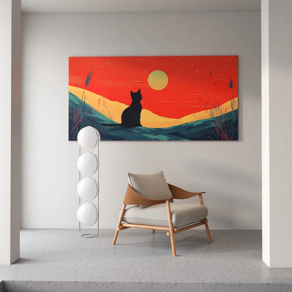 

Dance of the Sky: бесшумный великолепный тон, подходит для внутреннего декора, толщина 1,5 дюйма, рама из массива сосны.