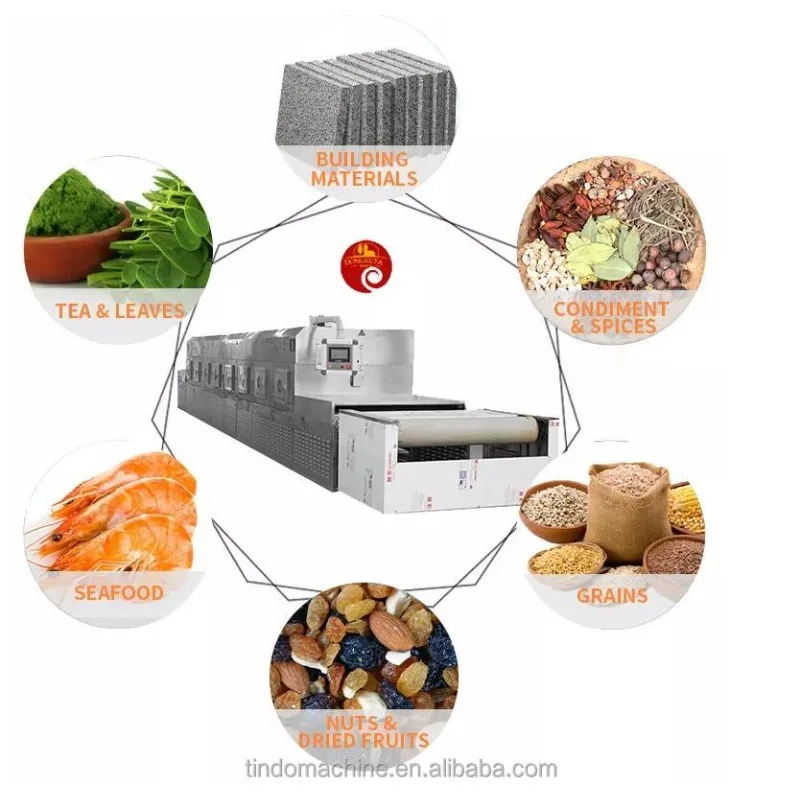 【Agriculture】Conveyor Max Vacuum Dryer Grain Drying Sterilization Machine Industrial Microwave Oven