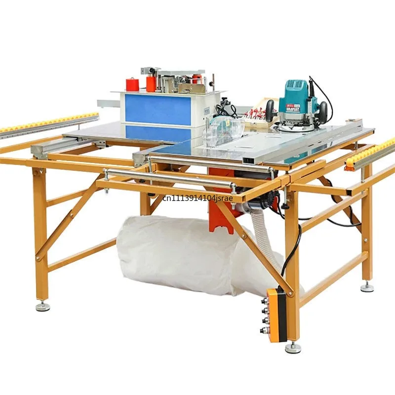 Multifunctional Dust-free Woodworking Table Saw, Precision Guide Folding Electric Panel Saw, Wood Plate Cutting Power Tool