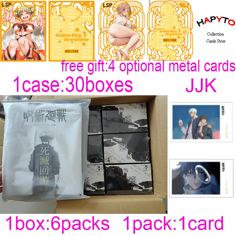 2024 più nuovo Jujutsu Kaisen Cards JJK Booster Box Gojo Satoru Nanami Sukuna Hobby regalo di natale