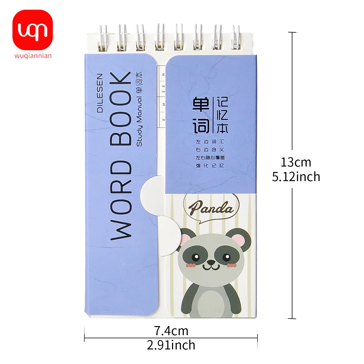 Portable 8pcs/lot English Words Book Vocabulary Notebook Mini Words Book Memo Pad For School Students Use Pocket Stationery