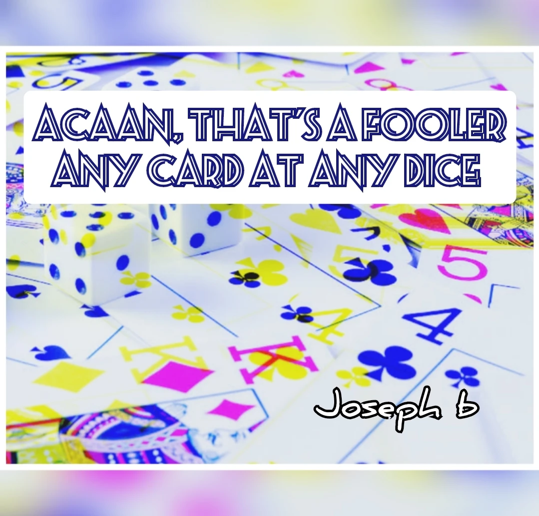 2023 Any Card At Any Dice by Joseph B - Magic Tricks