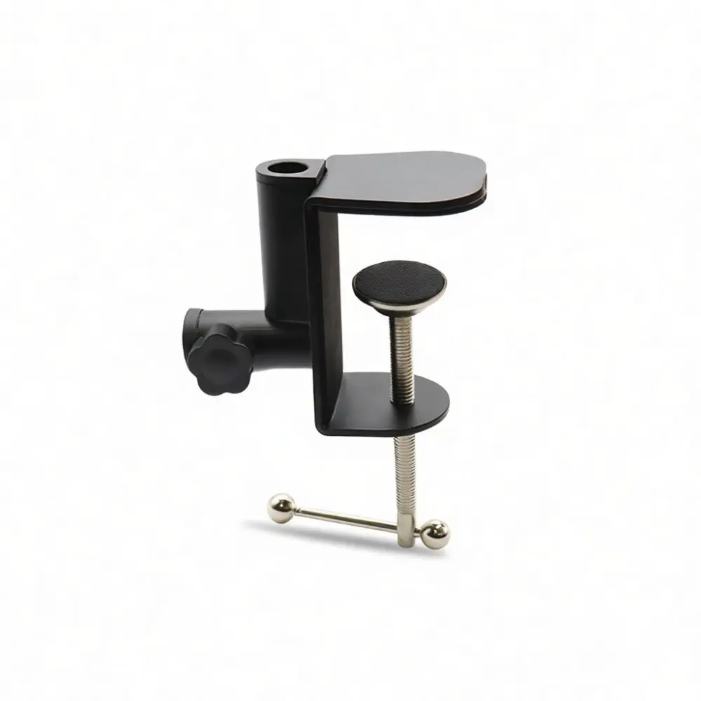 Metal C Clamp Base Holder For Long Arm Table Lamp Iron Mounting Stand Accessory For Sturdy Desk Lighting Support