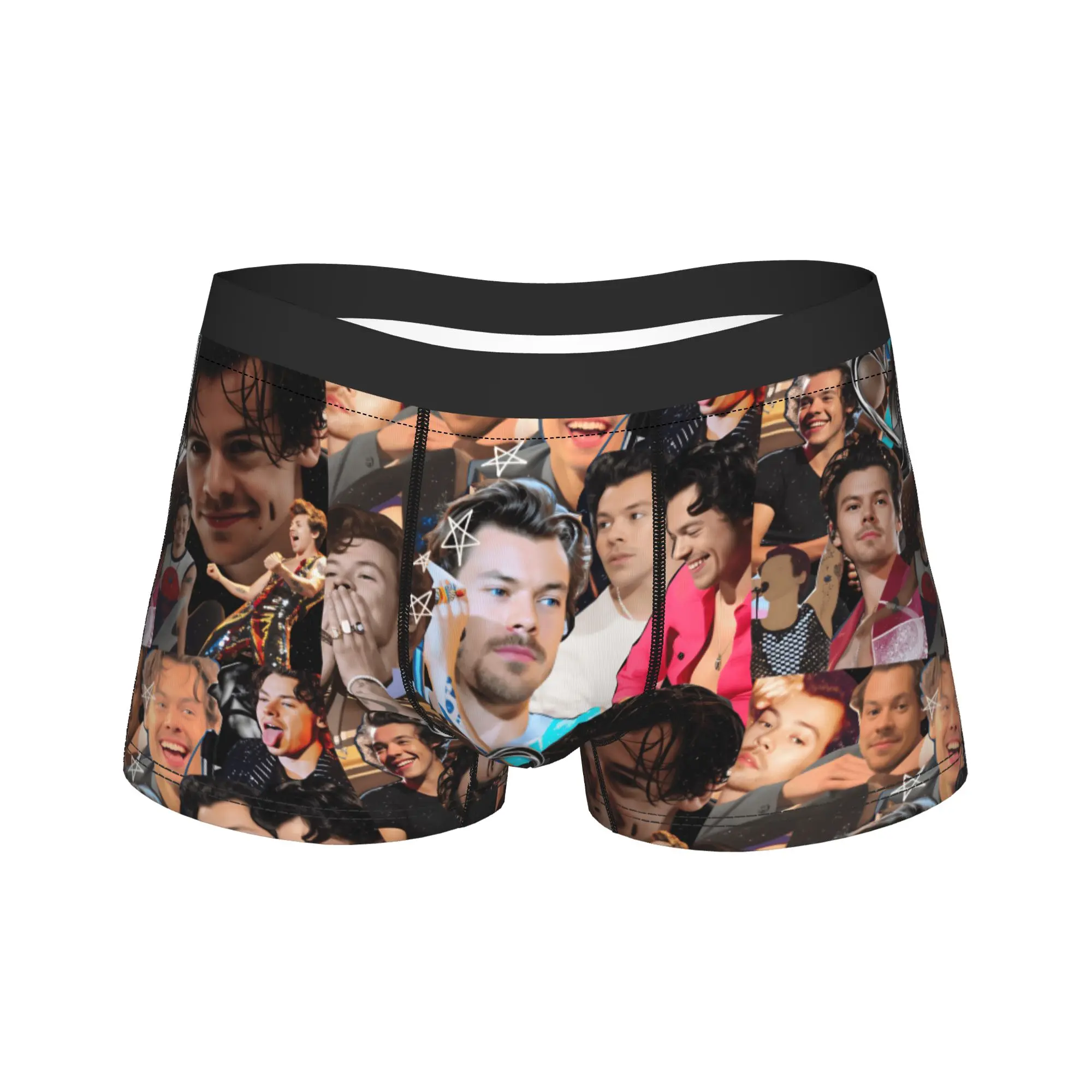 Singer H-Harrys S-Styles Underwear  Printing Boxer Shorts High Quality Men's Underpants Comfortable Boxer Brief Birthday Gift