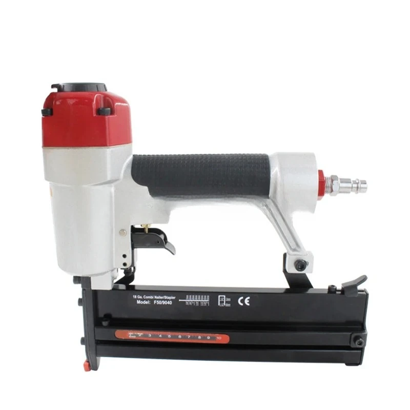 

Air Nailer Gun Carpenter Pneumatic Nail Tool F50/9040 Air Nailer Nail Depth for Upholstery Furniture Air Nail Gun