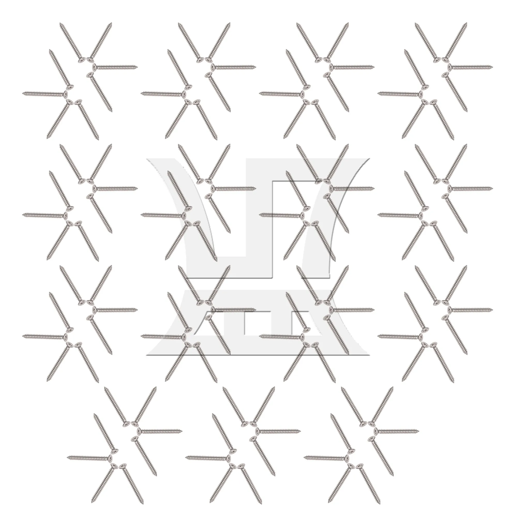 

120 Pcs Stainless Steel Flat Head M4 Screw 1.57inch Length for Fastener