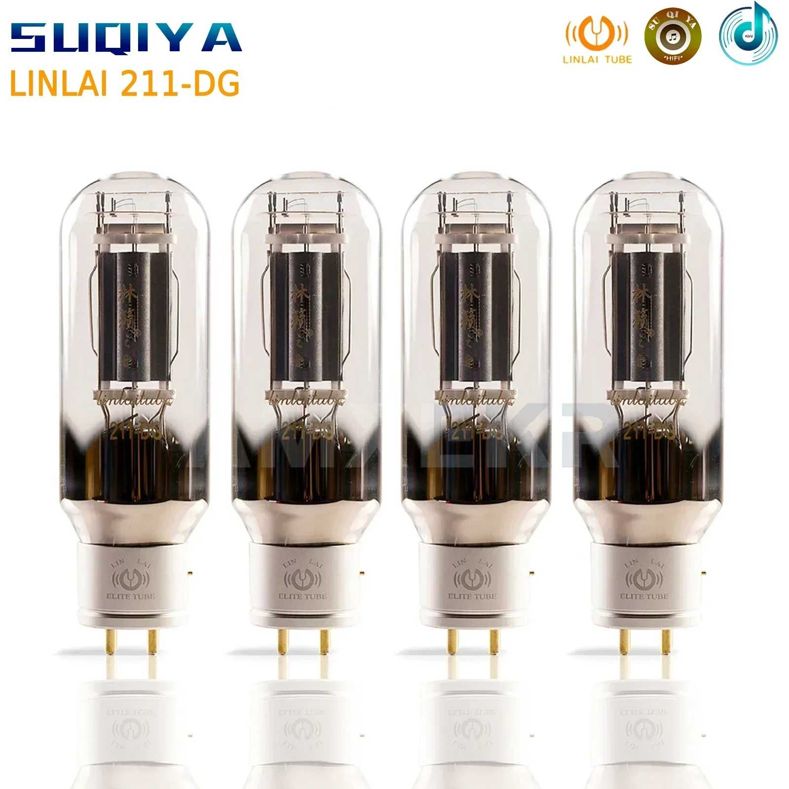 

SUQIYA-LINLAI Vacuum Tube 211-DG 211DG HIFI Audio Valve Replace 211 WE211 211T Electronic Tube Amplifier Kit DIY Match Quad