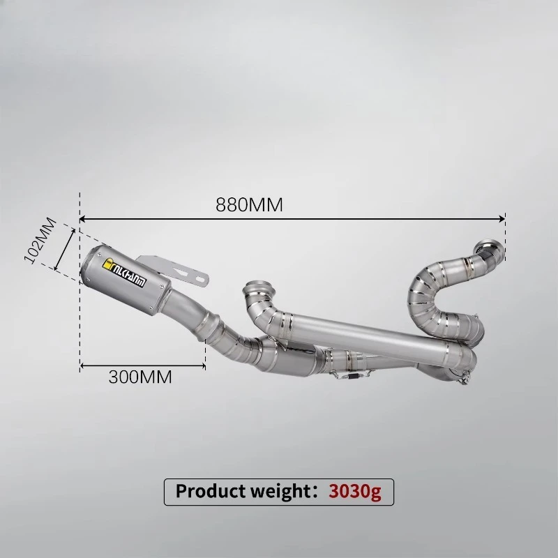 New Nlkhanm Km 1290 1390 Super Duke 1390R/RR/EVO 2021-2024 Motorcycle All Titanium Alloy Exhaust System