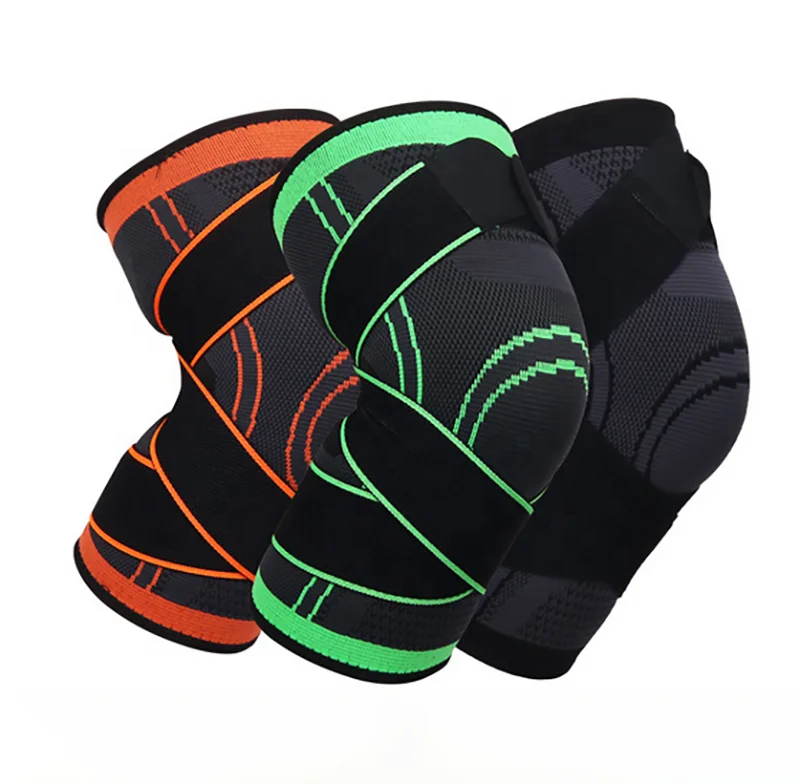 Custom Knee and Elbow Protector Volleyball Knee Pads Kneepads Compression Knee Brace Support Sleeve with Belt