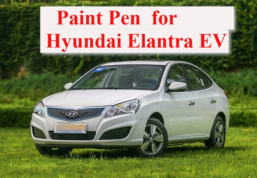 

Автомобильная краска для ретуши для Hyundai Elantra EV, элегантный белый автомобильный фиксатор, специальный ремонт царапин, белая звезда, светло-серебристый ремонт