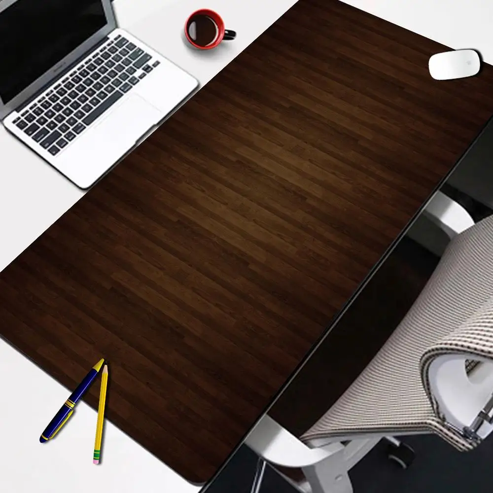 

Mousepad Xxl Pc Gamer Wood Textured Mouse Mats Gaming Accessories Office Carpet Laptop Desk Mat Deskpad Computer Mouse Pad