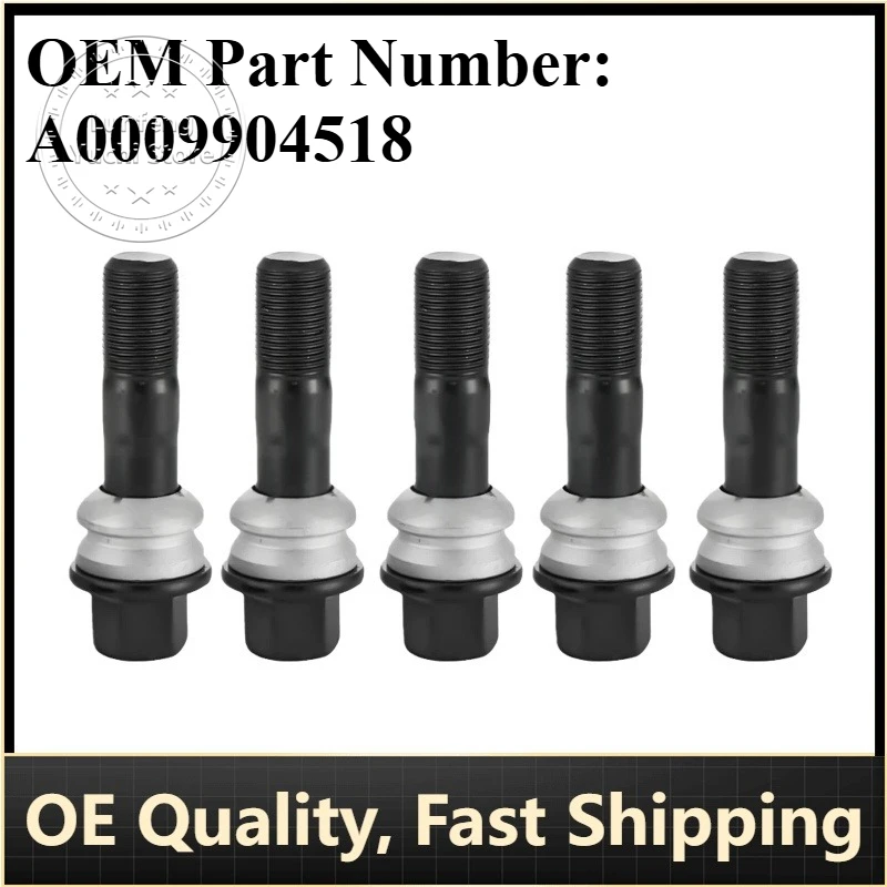 

P/N: A0009904518 - 5pcs Wheel Bolt Set for Mercedes-Benz C167, V167, X167, GLE 350, GLE450, M15 x 1.25