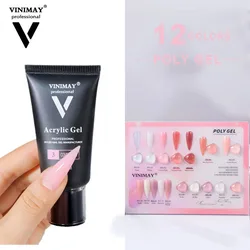 VINIMAY 12pcs Builder Gel 30ML Builder Base Strengthening Gel UV/LED Building Nail Gel For Nail Repair Nail Strengthen Hard Gel