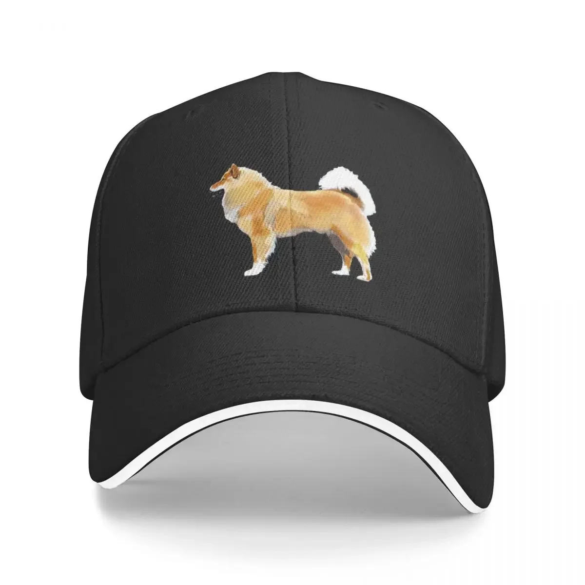 

Eurasier Colorful Sillhouette for Dog Lovers Baseball Cap foam party Hat Hood Sun Cap Male Women's