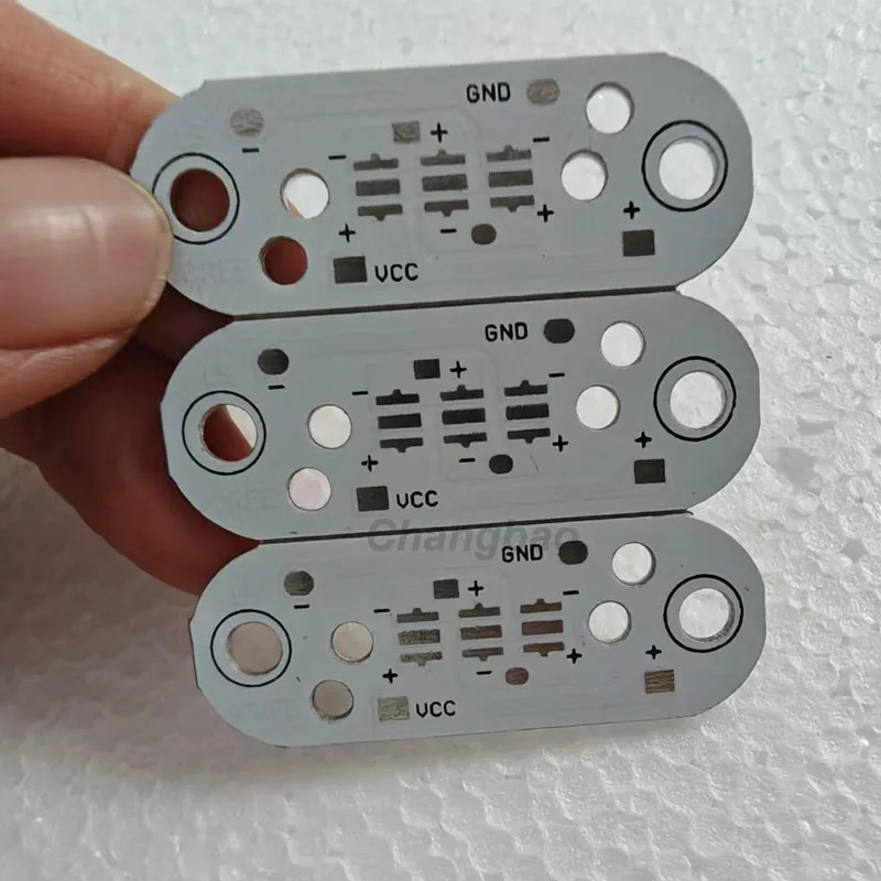 5pcs/lot 3Leds 3535SMD Leds Aluminum Substrate XPE/XTE/XPG Window Sill Light PCB Board 17x45mm