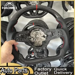 Carbon Fiber Steering Wheel leather Alcantara For Volkswagen Golf 7 7.5 GTI GTD GTE R 2013-2020 Polo GTI Tiguan Passat DSG