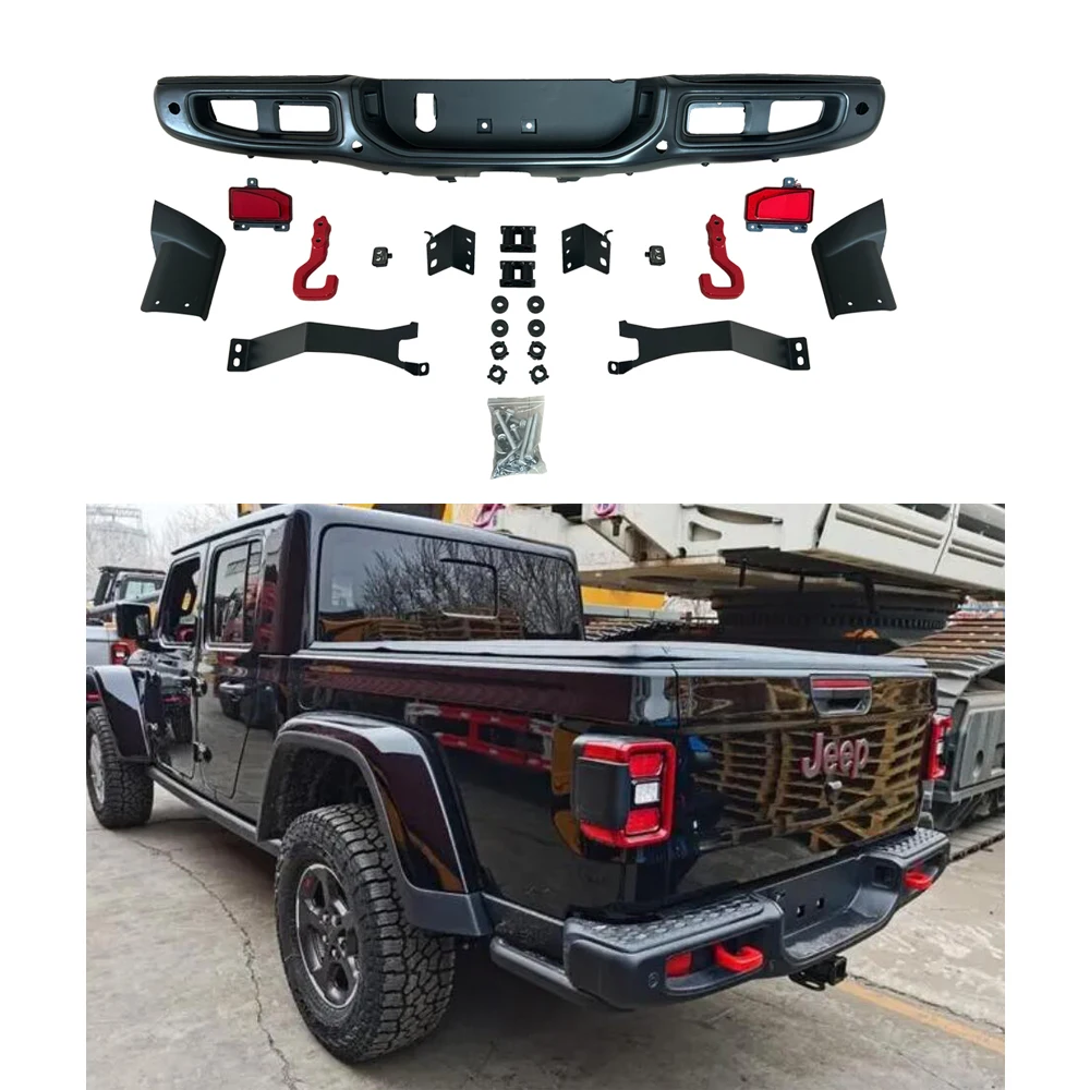 

Rear Bumper JL JT Stainless Steel for jeep JL for wrangler accessories 2018+ JT2020++ JL1287