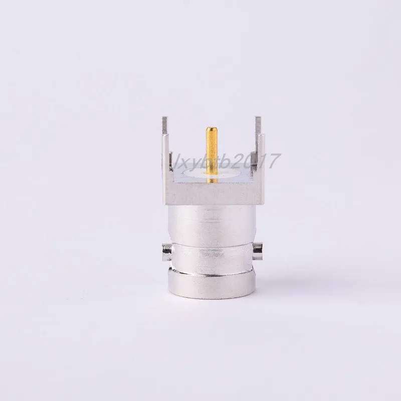 BNC-KHD4 RF straight female head BNC-KE positive four-foot hole spacing 10.3mm vertical fixed panel straight plug female seat