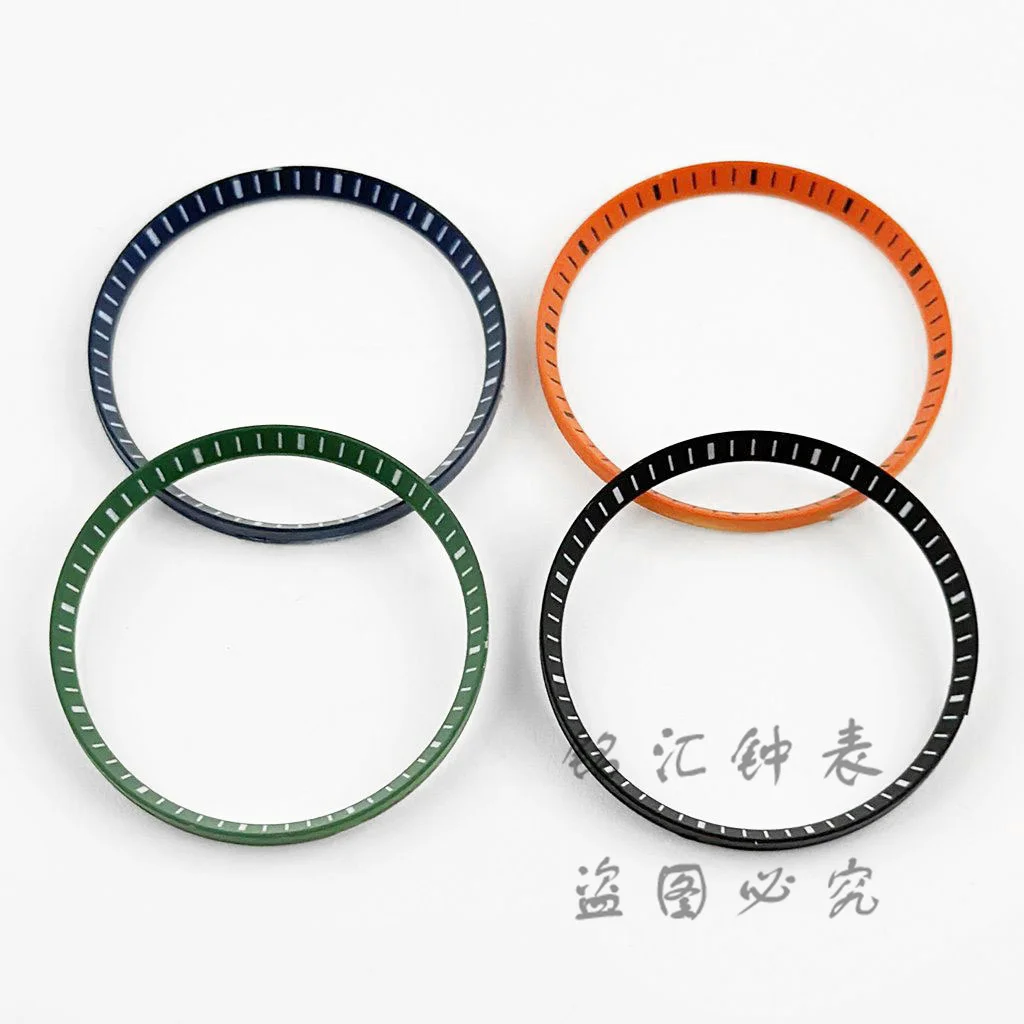 30.5MM Plastic 007 Watch Chapter Rings Inside Diameter 27.5mm Fit Turtle NH35 NH36 Watch Repair Parts For 007 009 Case