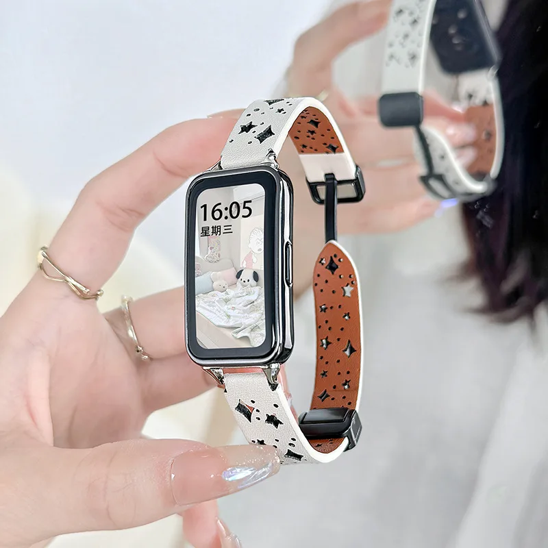 Correa magnética para reloj inteligente Huawei band 9, pulsera deportiva para hombre y mujer, 8/7/6