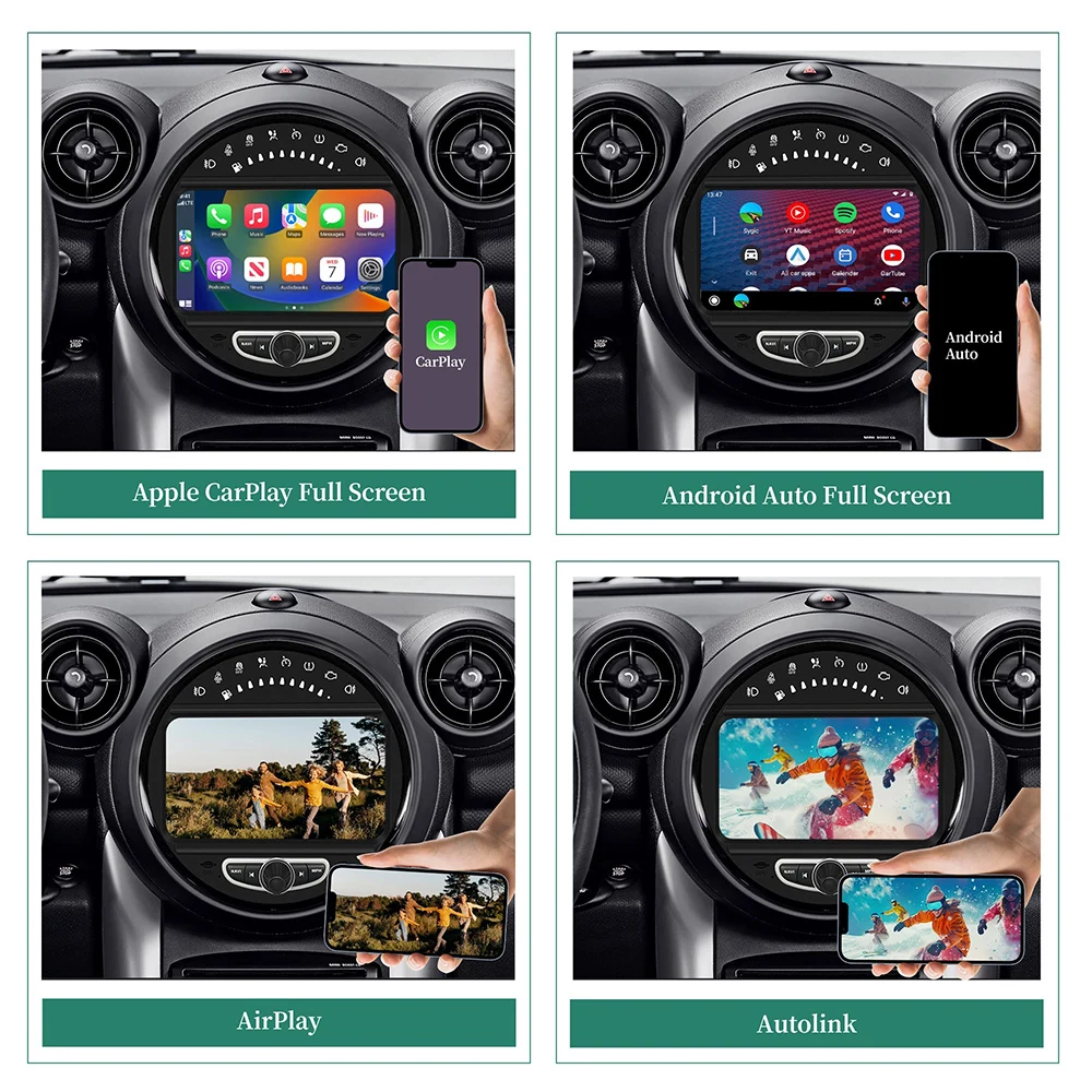 Auto Stereo for Mini 2006-2013  Navi Touch Screen Built-in DSP Auto Wireless Carplay Car Multimedia Player Head Unit