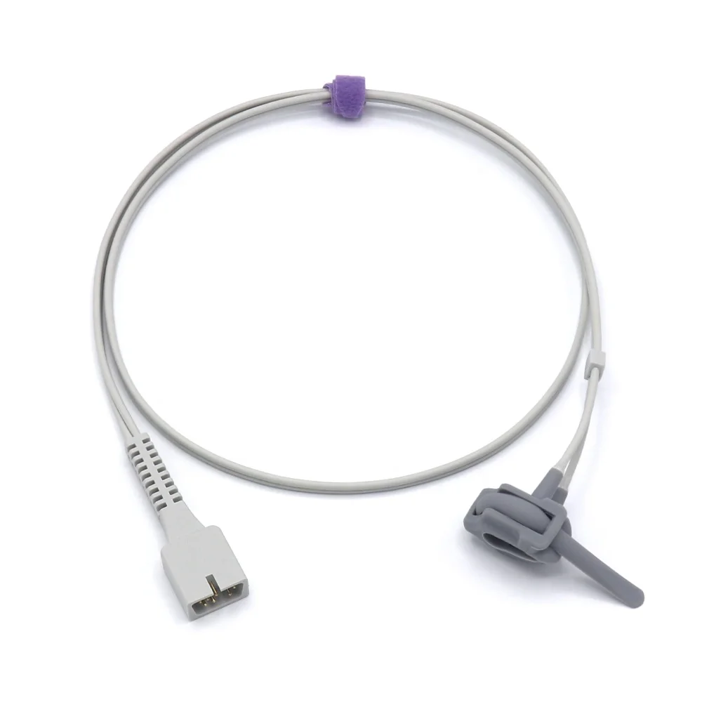 2pcs--Nellcor Compatible SpO2 Sensor Neonate Wrap 7 Pin 1m DS-100-N0 512F 512D M1196T 989803128641 Medical Consumables Trusted