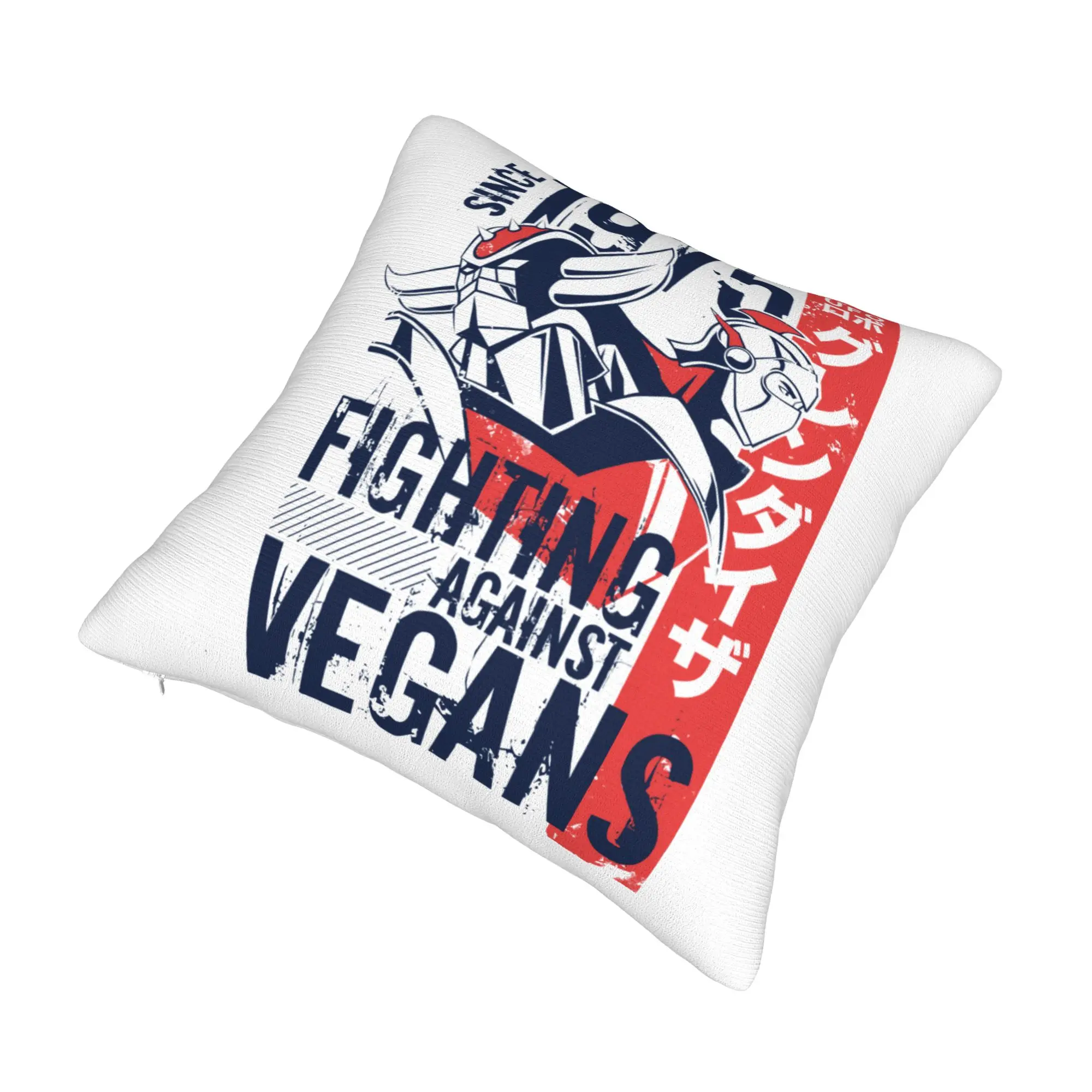 Goldorak Grandizer Vegan Pillow Case 40x40cm Decor Home Nordic UFO Robot Goldrake Anime Chair Cushion Square Pillowcase