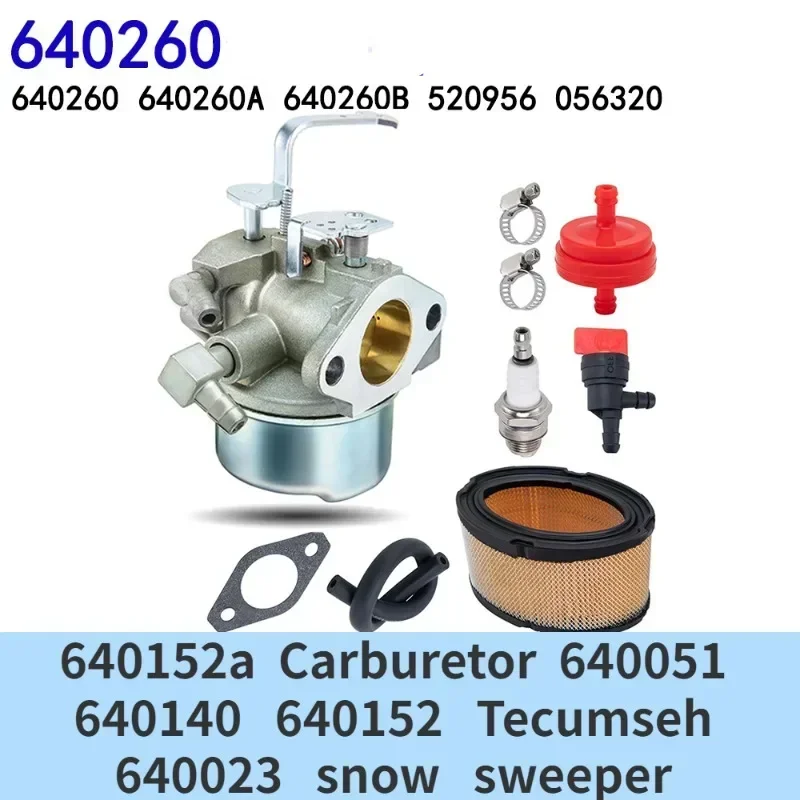 640152a carburetor 640051 640140 640152 Tecumseh 640023 snow sweeper