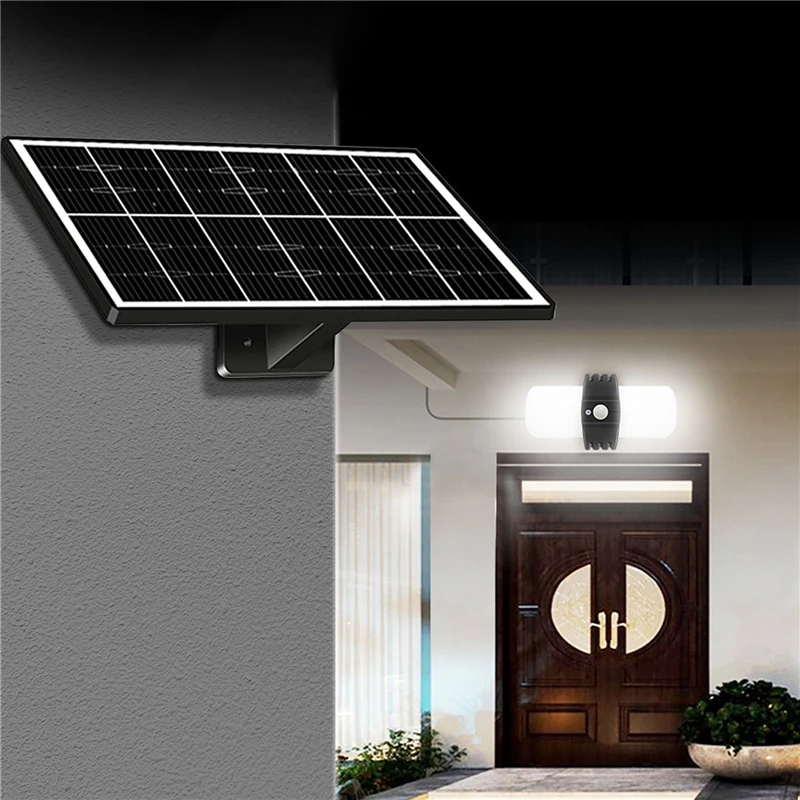 

Outdoor Garden Solar Light Intelligent Solar Infrared Sensor Wall Light IP65 Waterproof 3 Modes Flood Light Garage Street Lights