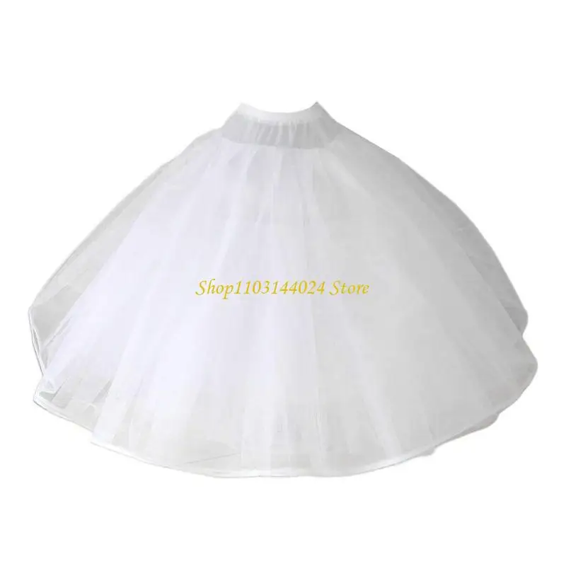 

N5KE Женское 8-слойное бальное платье из тюля Свадебное платье Нижняя юбка без колец Eve