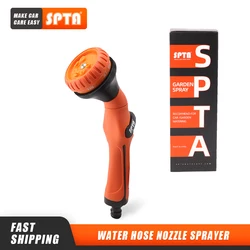 SPTA Watering Spray Portable Shower Head Nozzle Irrigation for Car Washing,Gardening Outdoor Camper Van Camping Travel