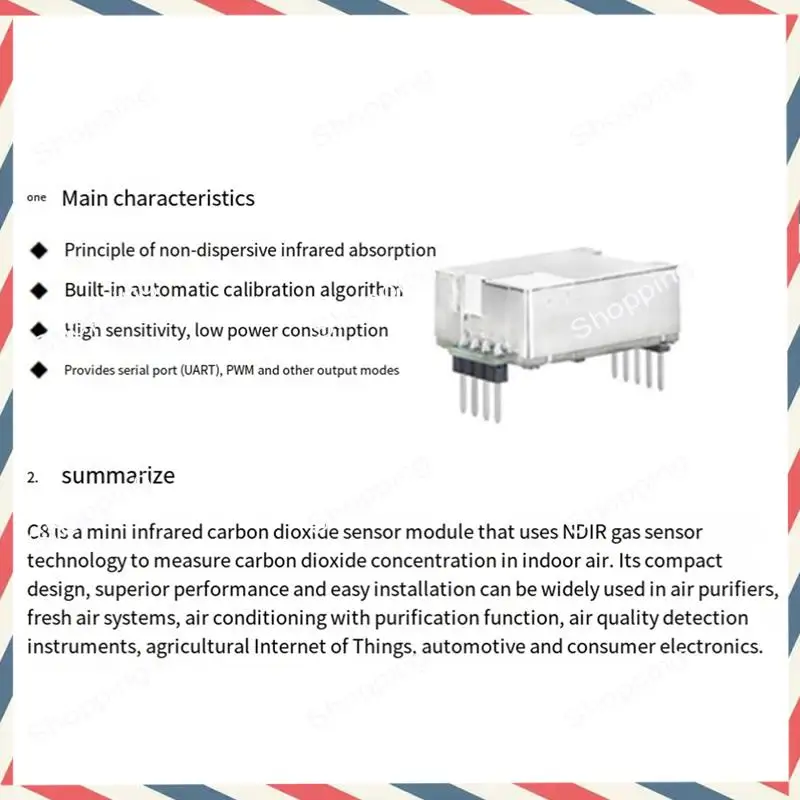 

M20K MH-Z19 MH-Z19C Модуль ИК-инфракрасного датчика CO2 Датчик углекислого газа NDIR Аксессуары