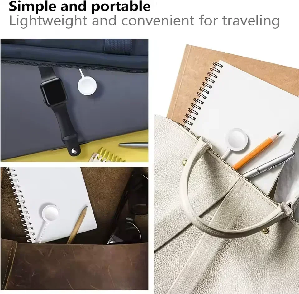 شاحن لاسلكي سريع مغناطيسي لساعة أبل سلسلة 10 9 8 7 6 5 4 3 2 1 Ultra Hermes Edition كابل شحن iWatch المحمول