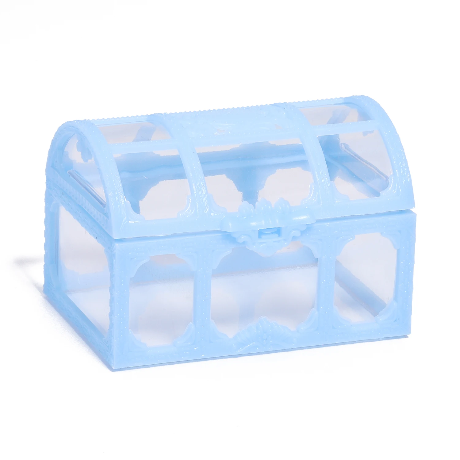 Vintage Transparent Storage Organizer Box, Treasure Chest