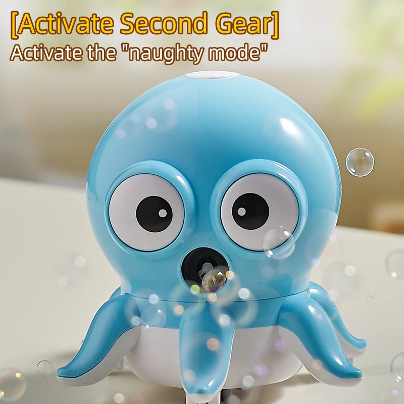 Máquina eléctrica Universal de burbujas de pulpo 2025, sopladores de jabón completamente automáticos, regalo para niños, juguetes bonitos y divertidos para bailar y caminar